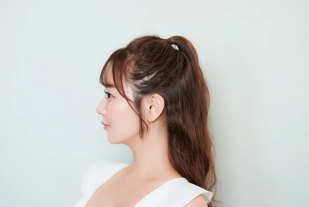 マキア ヘアアレンジ ハーフアップ how to プール 声優 井口裕香 3