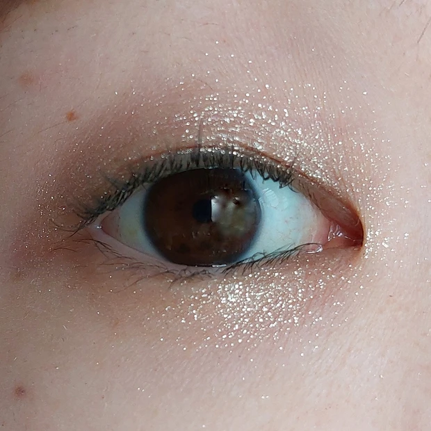 【一重の夏メイク】WHOMEEのシングルラメシャドウで大人のキラキラメイク☆_3_1