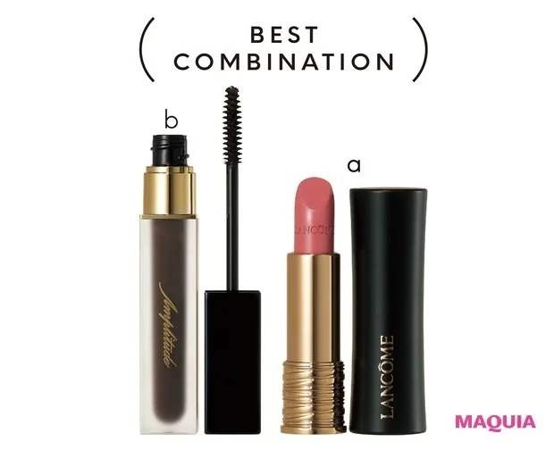 【大人のピンクメイク】影色を仕込んで腫れぼったさ回避_おすすめのリップ・マスカラ