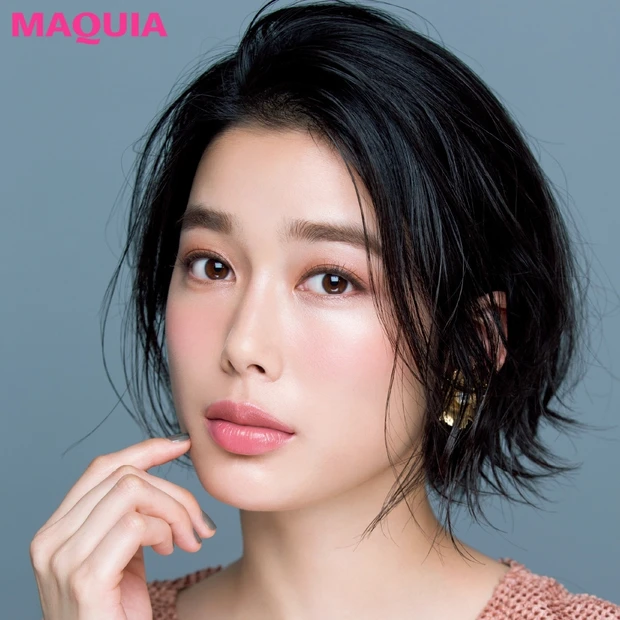 男性的に見られがちな面長さん必見！ オレンジのワントーンでつくるヘルシー…