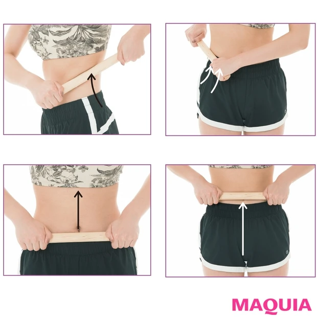 理想のくびれが手に入る！ 神崎 恵さんが実践する麺棒マッサージがすごい