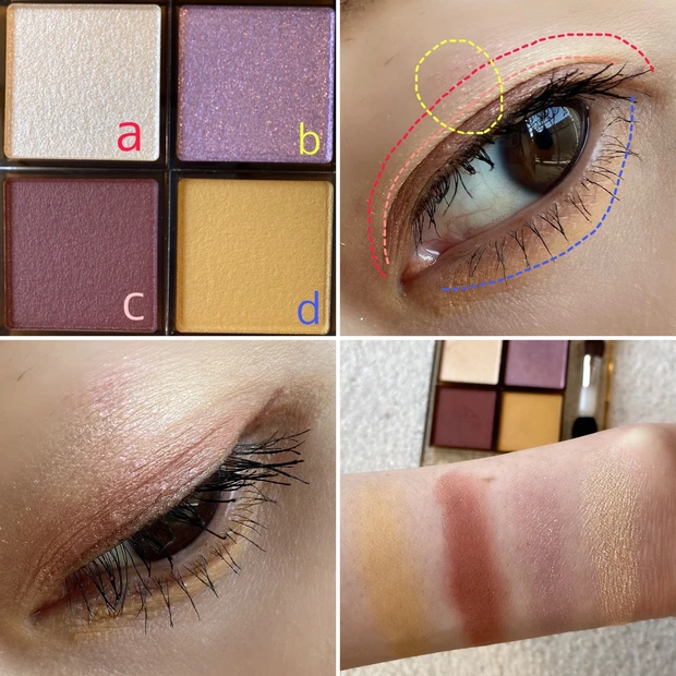 春コスメ第3弾!!イエベ肌の私がおすすめしたいexcelの新色ブルベカラー♡♡スウォッチあり＊_5_1