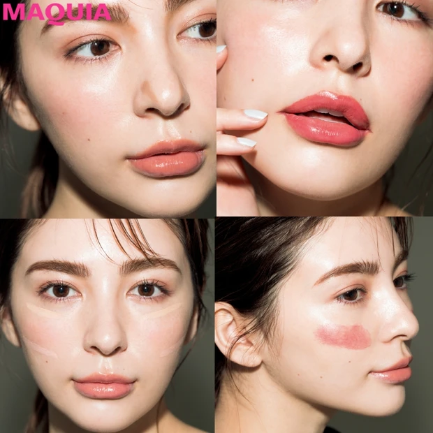 スッと引くだけで小顔見せも若見えも叶う！ 美人の線の引き方MAP