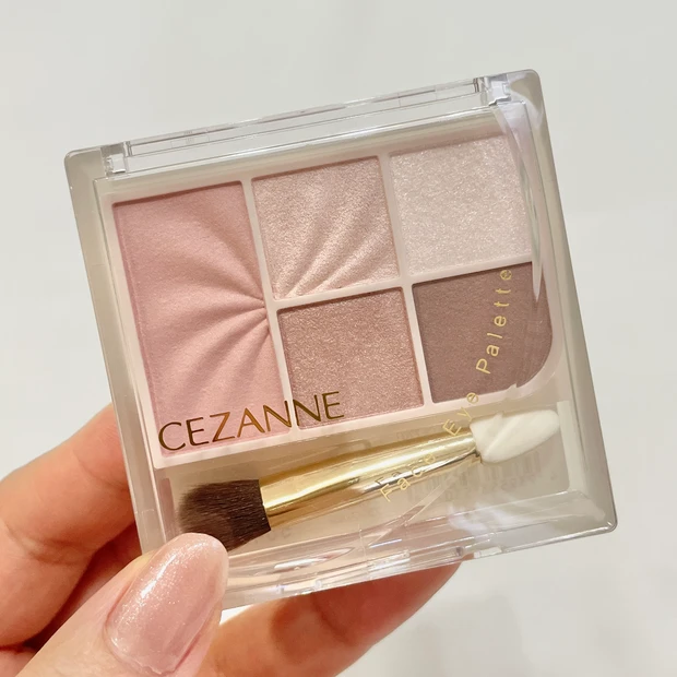 セザンヌ フェイスアイパレット レビュー 02 クラッシーピンク