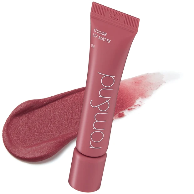 マキア　リップ　おすすめ　rom&nd カラーリップマット 02　鈴木えみ　秋　2025