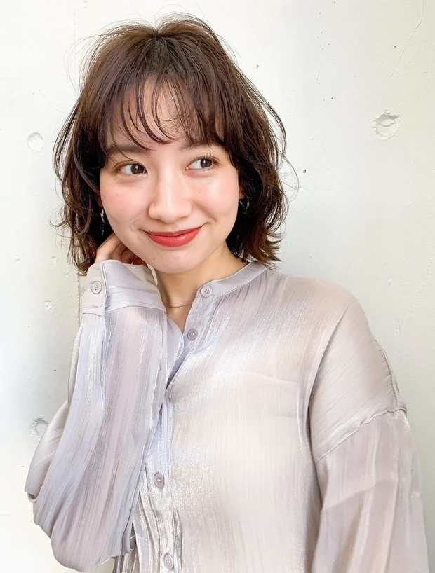 30代・40代 外はねレイヤードボブ アザー写真