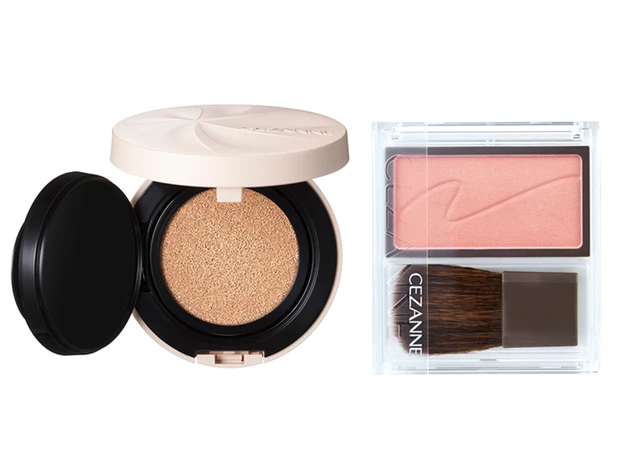 【セザンヌ】人気の血色チークからピンク系コーラルが登場！ クッションファンデの新色にも注目