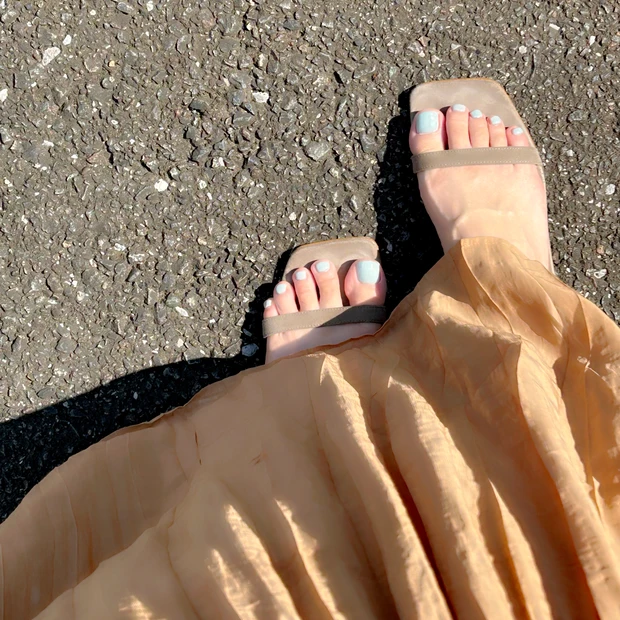 今年最後の夏色フットネイル＊プティールカラージェル_2