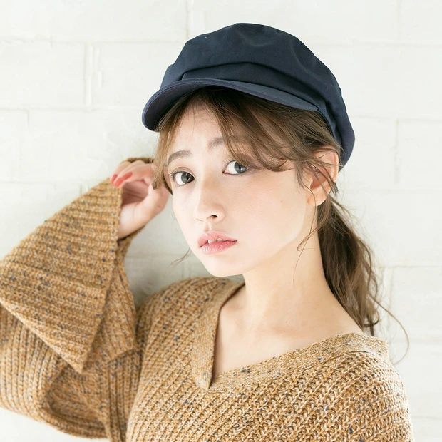 帽子跡も気にならず、脱いでもサマになる！ GUのマリンキャップを使ったこ…