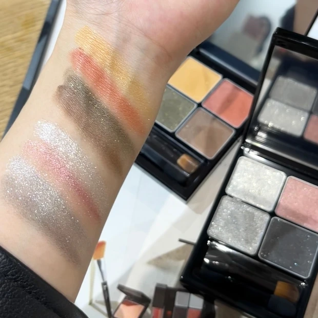 3月9日発売!ヘアメイクアップアーティスト河北裕介さんのブランド【&be新作&新色をスウォッチ!!】イエベもブルベも使える初のチーク!エッジの効いたパレットアイシャドウなど5アイテムが登場!メイクパターンも2種類あります♡_4