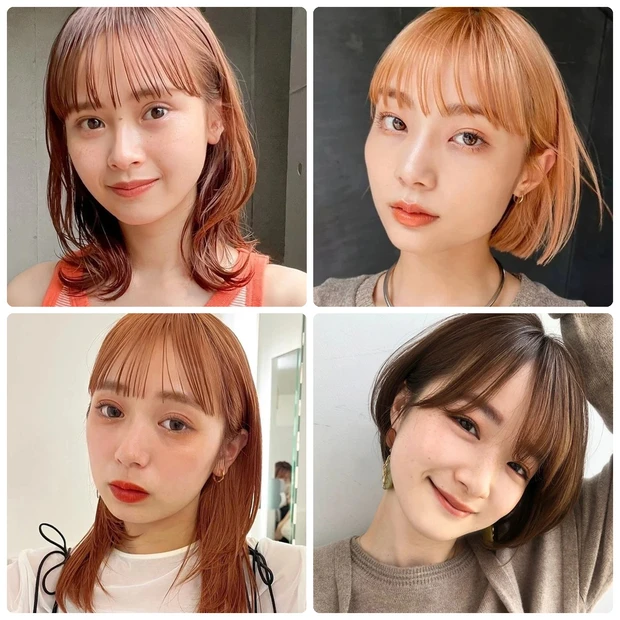 オレンジカラーのおすすめの髪型・ヘアスタイルまとめ