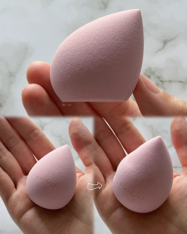 ロムアンド 韓国 romand rom&nd メイク ツール 道具 パフ ブラシ ドンキ 限定 日本 プチプラ ピンク