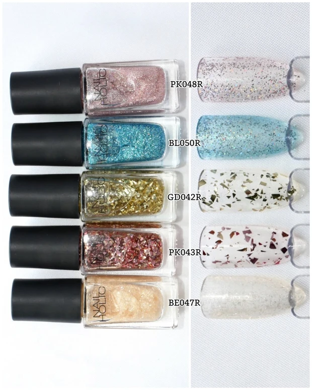 ネイルホリック ラメフレークカラーズ スウォッチ2