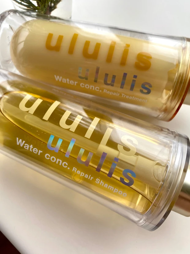 髪の水分量15％アップを目指した→　私はこの場面でそれを実感した。＆ハニーと共同開発のululis_1_1