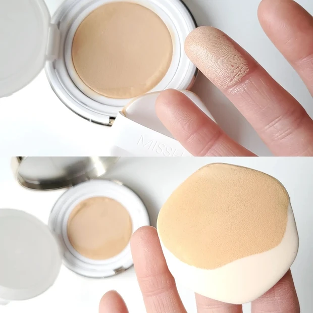 2000円台で手に入るこの艶♡ノーファンデ派があえて使いたい【ミシャ グロウ クッション ライト】徹底レビュー!!_2