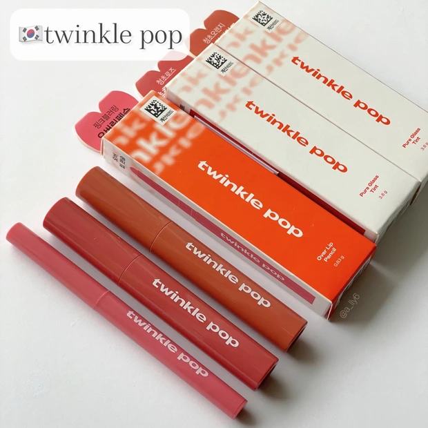 リップ リップライナー ティント 発色 ピンク オレンジ twincle pop トゥインクルポップ 韓国コスメ ダイソーdaiso プチプラ