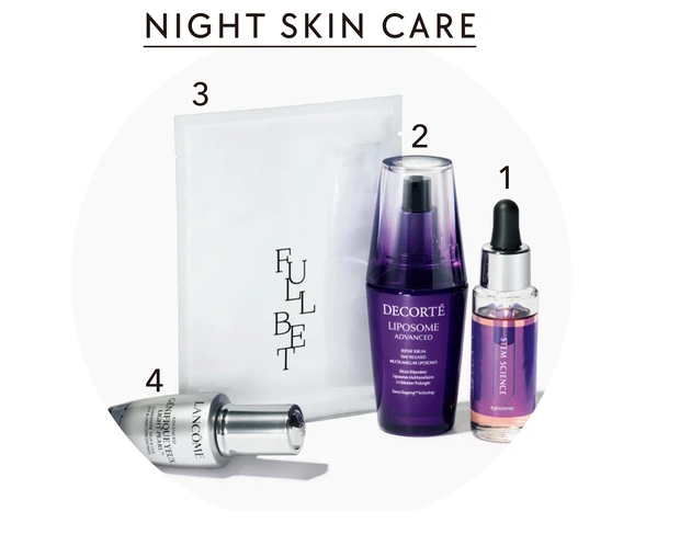 がっつりケア 夜は年齢に合わせて潤い＆パーツケアを強化！