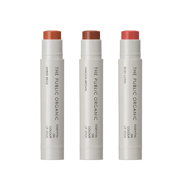 ザ パブリック オーガニック 精油カラーリップスティック
