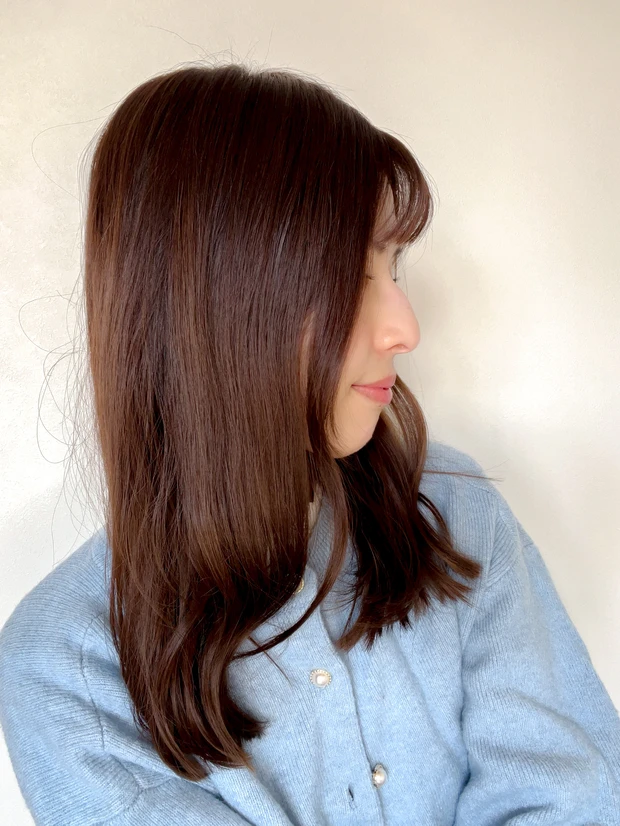 NEWヘアー♡春らしくブラウンピンクに♪_4