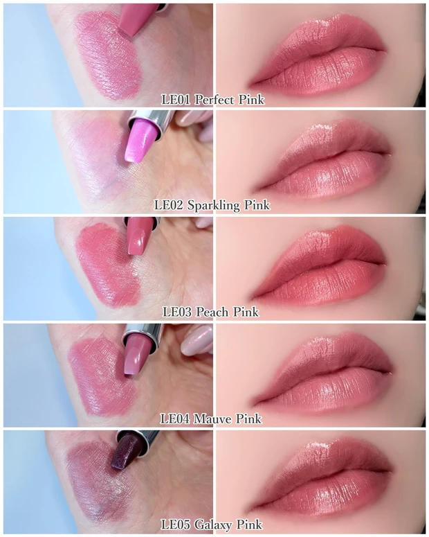 SHISEIDO テクノサテン ジェル リップスティック スウォッチ