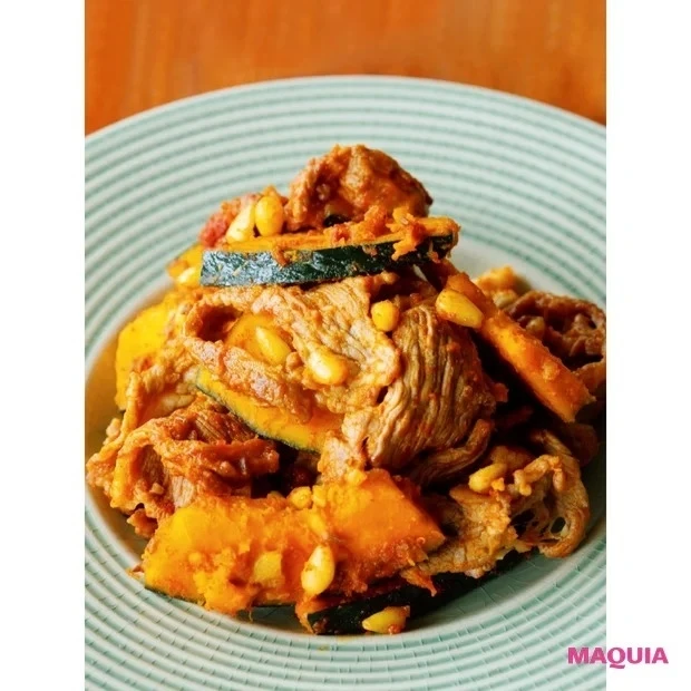 夏バテ解消におすすめ！ Atsushiさんの簡単レシピ６選_ラムとかぼちゃのスパイス炒め