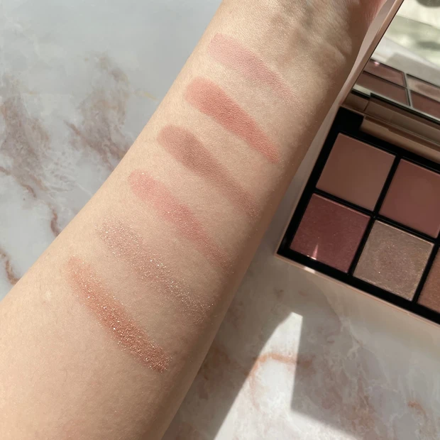 【およばれメイク】デートメイクにもぴったり♡スナイデルビューティアイデザイナーEX04で作る冬ピンクメイク【クリスマスコフレ2022】_2_3