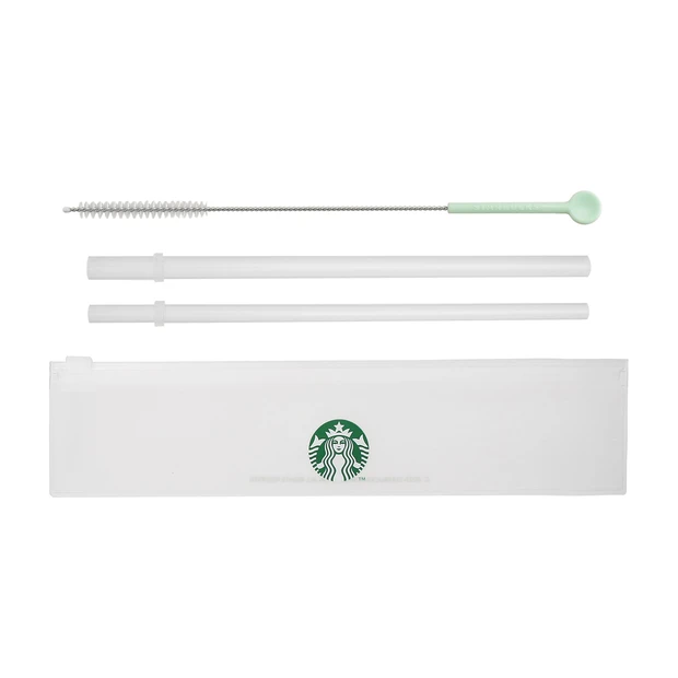スターバックス ケース付リユーザブルストローセット&ブラシ