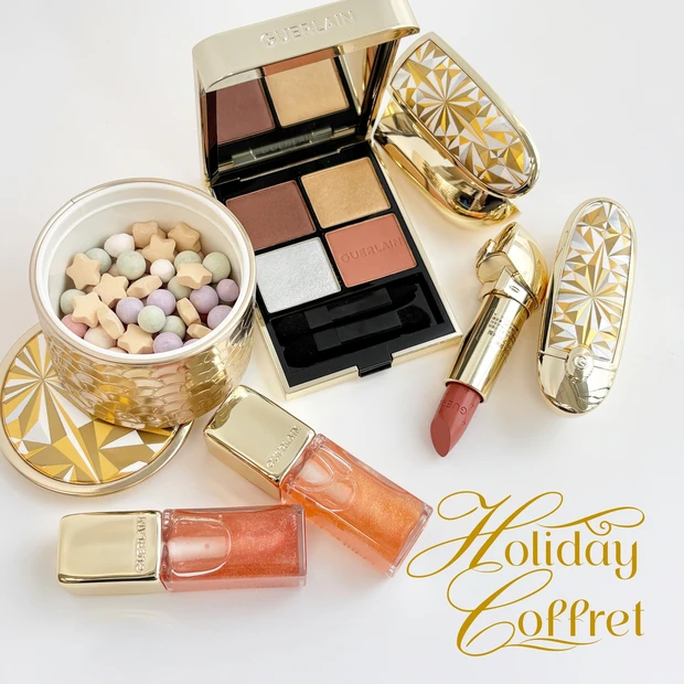 GUERLAIN クリスマスコフレ 2024年クリスマスコフレ】ゲラン：フェイスパウダーやリップの