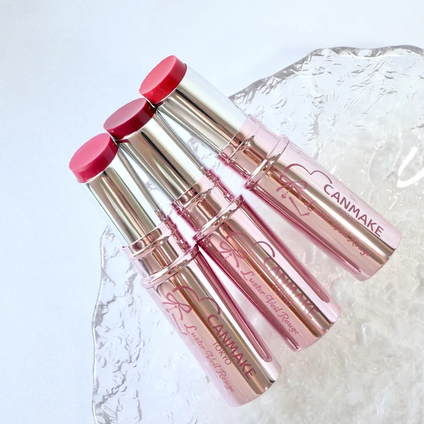 キャンメイク CANMAKE 新作 リップ ラスターヴェールルージュ 全色レビュー