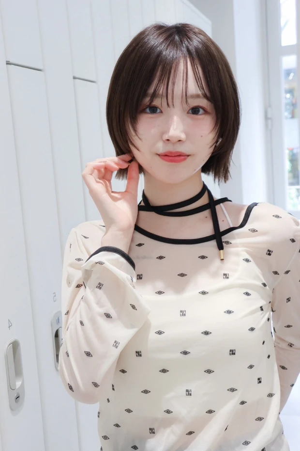 髪型 ショートヘア ショートボブ 小顔ヘア 前髪あり スタイリング