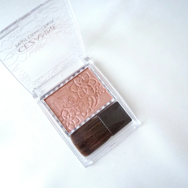 CEZANNE(セザンヌ)パールグロウチーク シナモンオレンジ