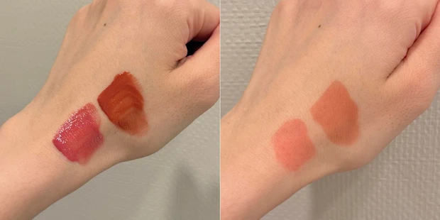 落ちないリップティント WAKEMAKE ウェイクメイク ウォータフルグロウティント スウォッチ