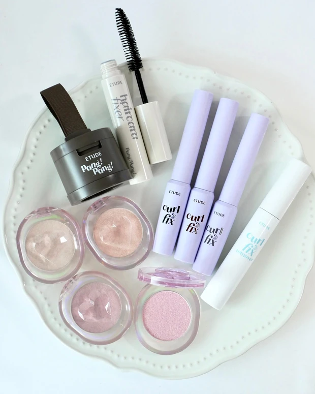 エチュード 新作ハイライター、極細ブラシマスカラ、マスカラリムーバー、ヘアシャドウセット