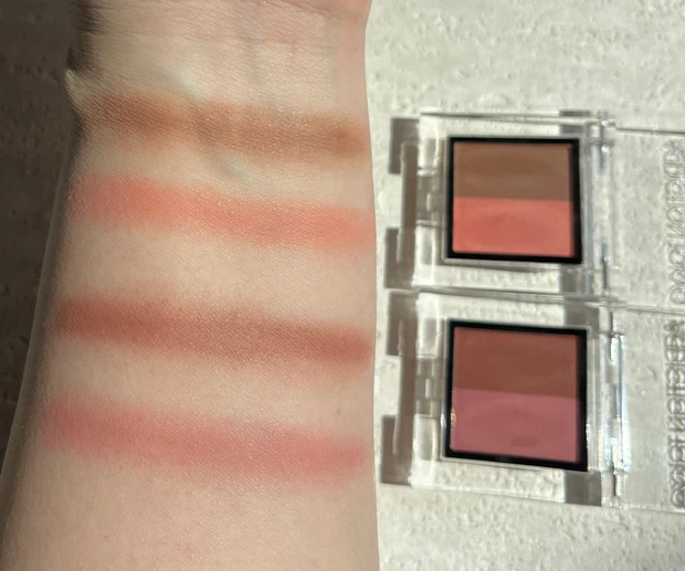 【カラーニュアンスアイブロウで一気にお洒落顔！】ADDICTIONの夏コレから発色◎粉とびしにくい優秀アイブロウパウダープレスド デュオ アイブロウ　005 Apricot Duo 006 Berry Duoをご紹介！_5