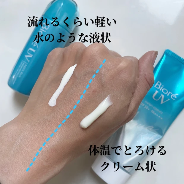 ビオレUVアクアリッチ比較