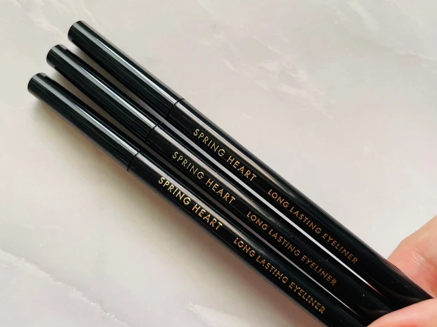 累計販売数1,400万本突破！先日、【スプリングハート】がリニューアルしたそうなので、ロングラスティングアイライナー・アイブロウペンシル・リキッドアイライナー全色を早速レビューしてみました♪_3