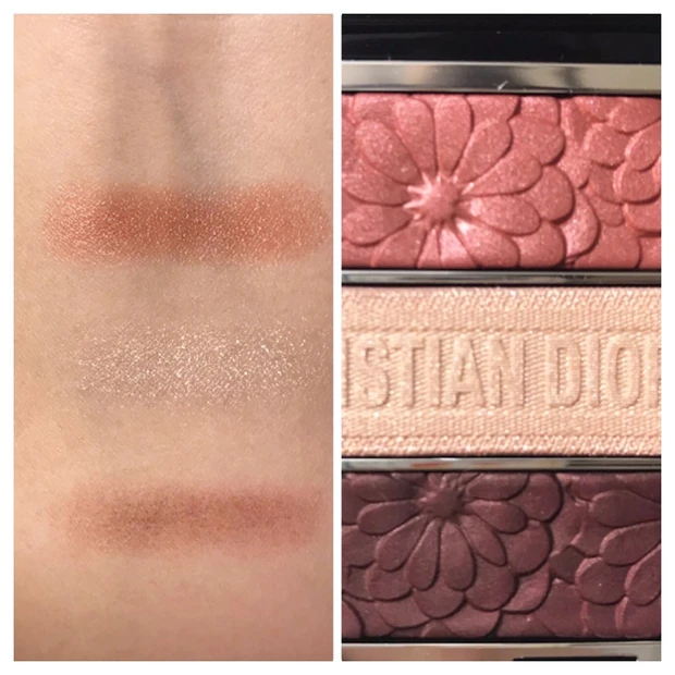 Dior 2021春の新作【トリオ ブリック パレット<ピュア グロウ> 】トリプルブルームご紹介_2