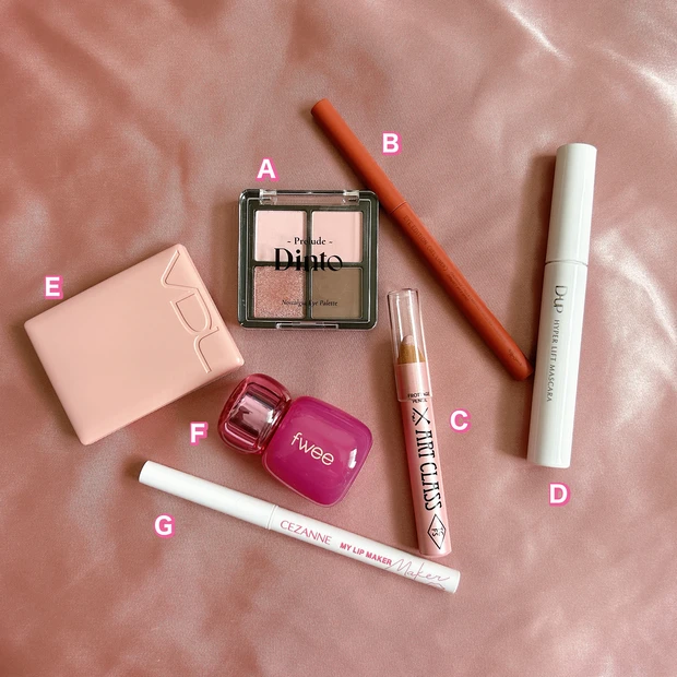 いちごミルクメイク　使用コスメ