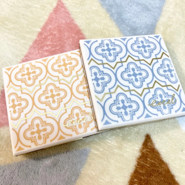 春コスメ第3弾!!イエベ肌の私がおすすめしたいexcelの新色ブルベカラー♡♡スウォッチあり*_6