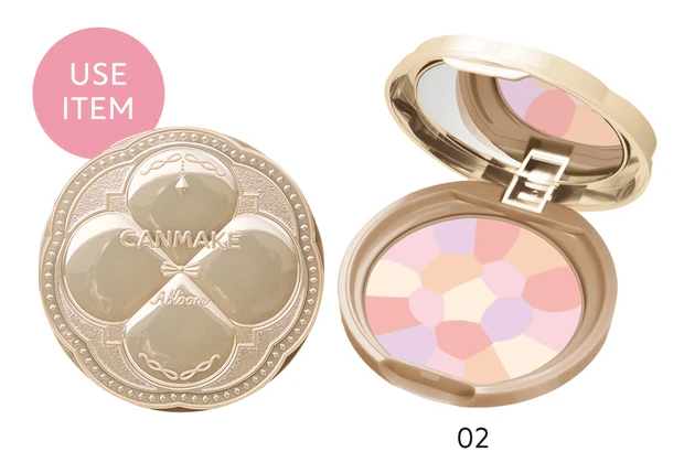 キャンメイク マシュマロフィニッシュパウダー 〜Abloom〜 02 サクラクチュール SPF19・PA++ ¥1034/井田ラボラトリーズ