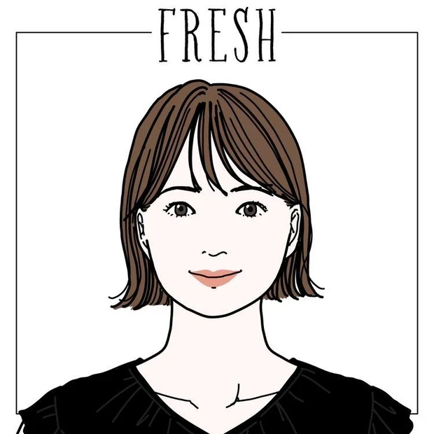 顔タイプ「フレッシュ」の特徴とは