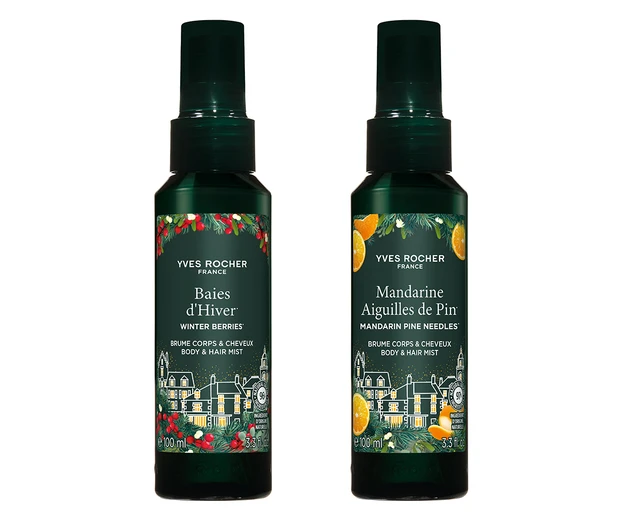 イヴ・ロシェクリスマスコフレ2025_ヘア&ボディミスト