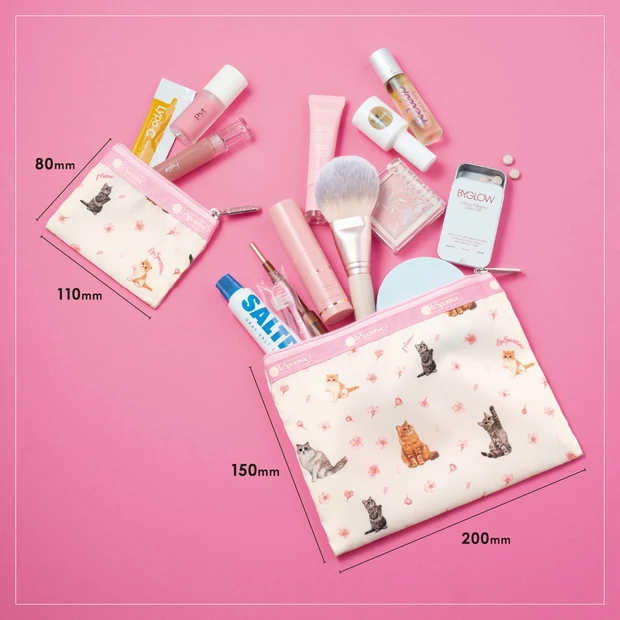 レスポートサック×マキア　コラボ　雑誌付録　ポーチ　猫