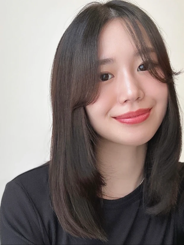 ミディアムレイヤー　名古屋美容室