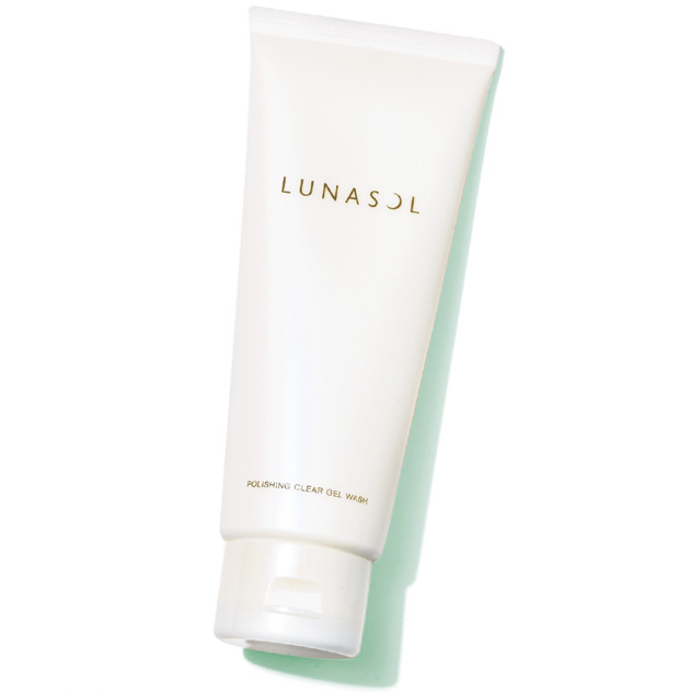 角栓　洗顔　クレンジング　LUNASOL　ポリッシングクリア ジェルウォッシュ