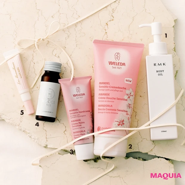 敏感肌でも安心♪  全身うるおす保湿アイテム神５