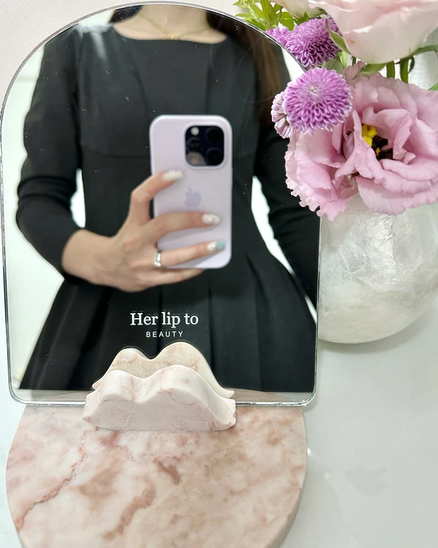 herlipto beauty ルクア大阪限定 コスメバッグ ミラー - メルカリ