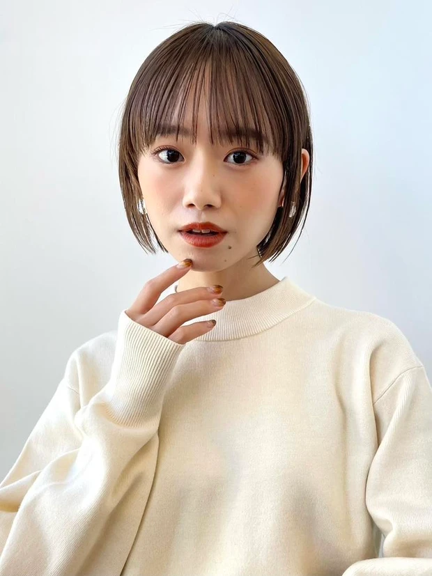 【3位】【30代・40代に似合う】簡単セットでサロン帰りの髪!まとまりカット&透け感がポイントの大人ボブ