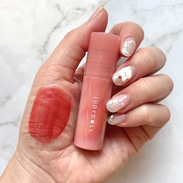 JUDYDOLL(ジュディードール)「ミニちゅるティントリップ G05 とろあまサンザシ」のスウォッチ画像