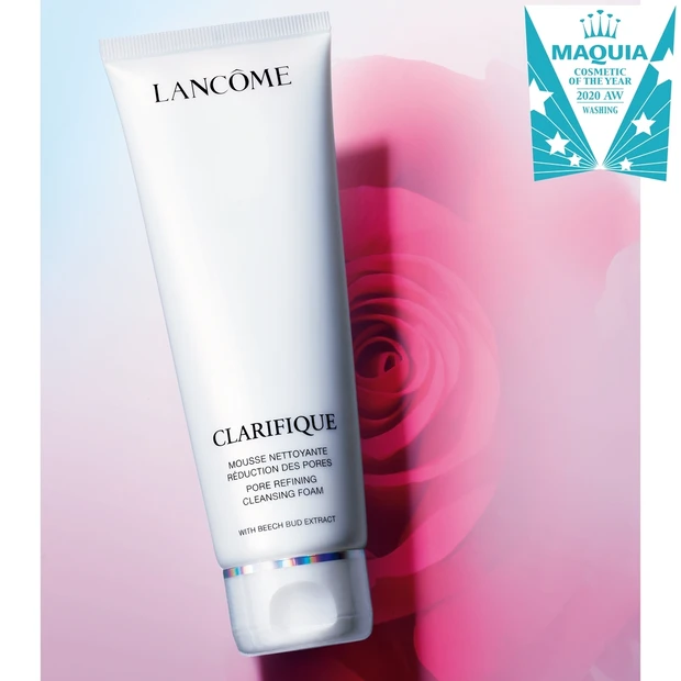 洗顔部門TOP3・No.1は新次元の透明肌に導くランコム